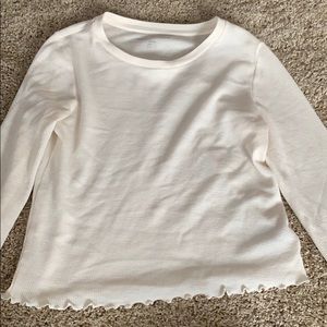 whIte long sleeve which is adorbs!! NEVER WORN